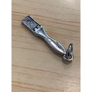 .925 Paintbrush Sterling Silver Jewelry Charm